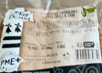 Saucisses supérieures fumées crues à cuire