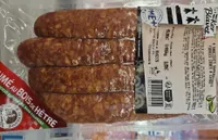 Saucisses supérieures fumée crues à cuire