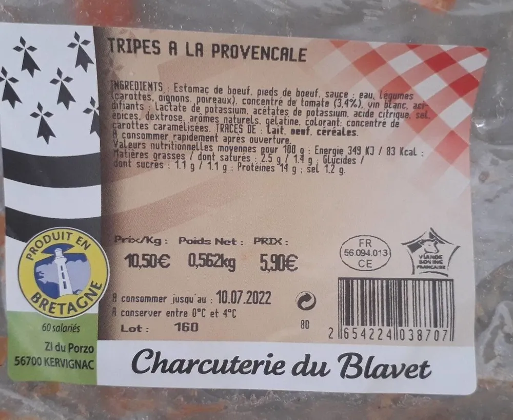 Tripes à la provençale