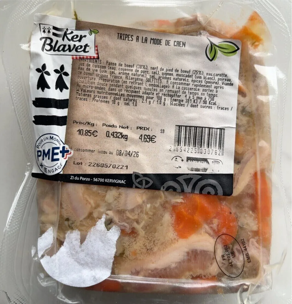 Tripes à la mode de Caen