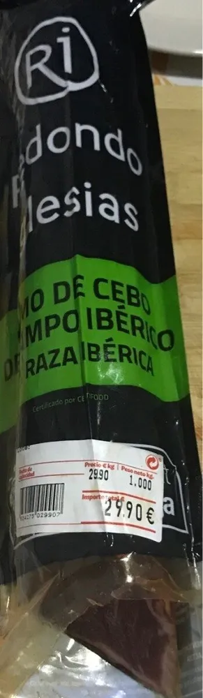 Lomo de cebo de campo iberico