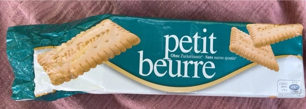 Petit beurre sans sucres ajoutés