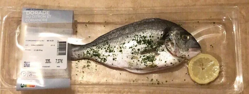 Dorade au citron et coriandre