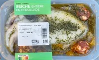 Seiche entière en persillade