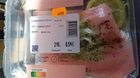 Saumon marinade basilic