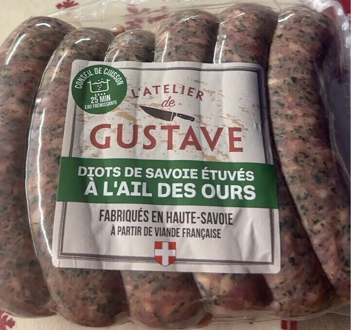 Diots étuvés à l’ail des ours