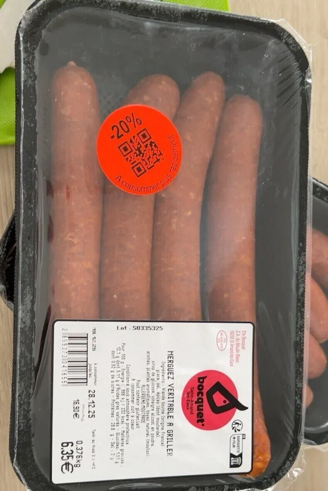 Merguez veritabke à griller