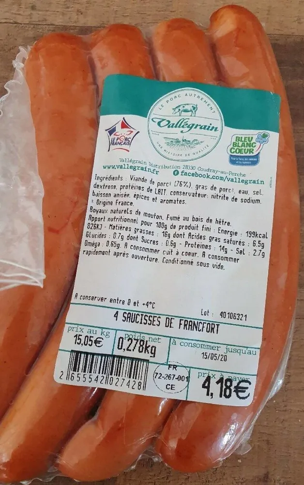 Saucisses de Francfort