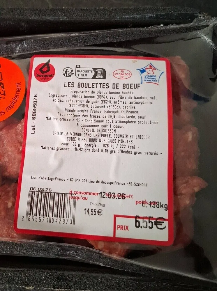 Boulettes de bœuf