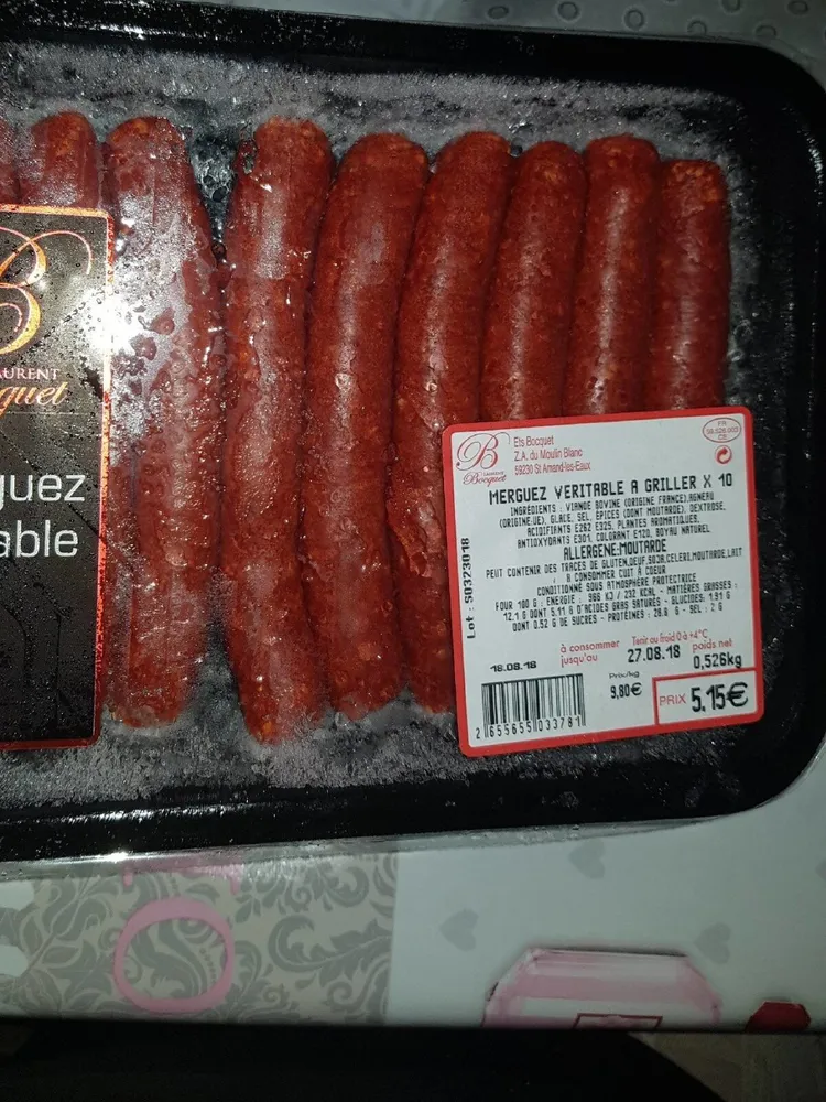 Merguez véritables