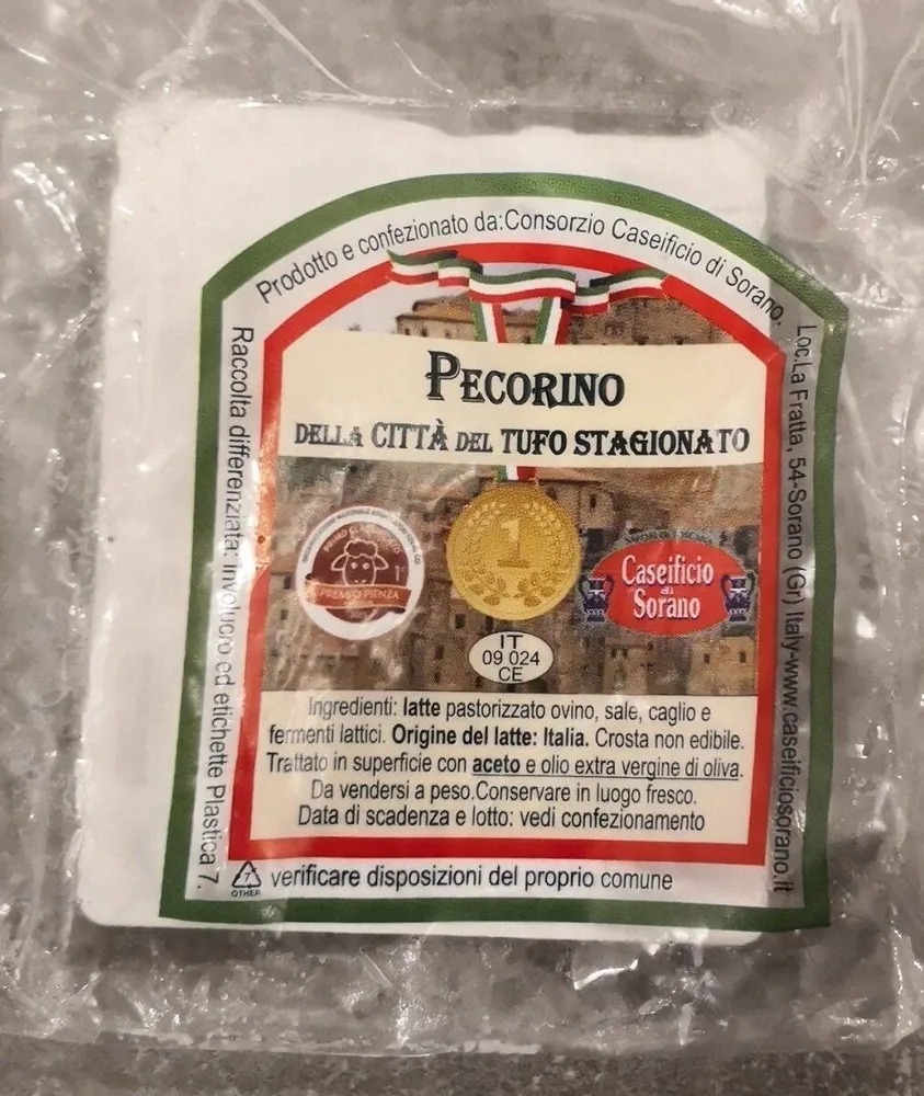 Pecorino della città del tufo stagionato