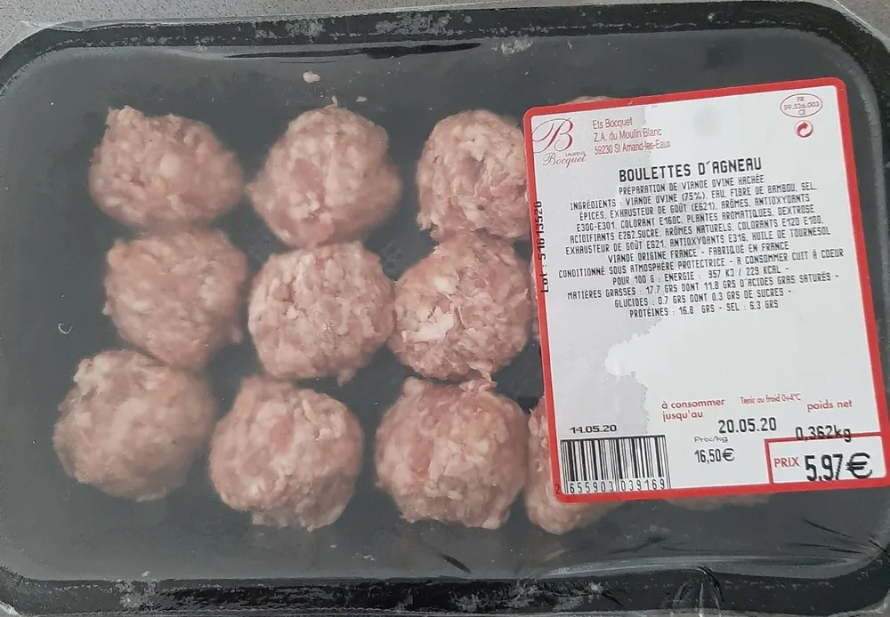 Boulettes d'agneau