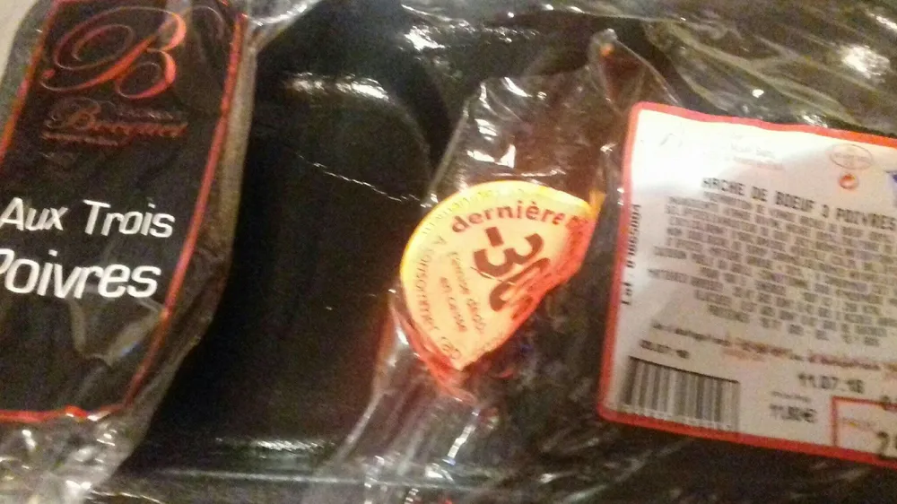 Haché de boeuf 3 poivres