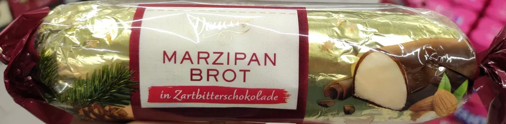 Marzipan Brot im Zartbitter Schokolade