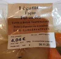 Légumes façon pot au feu