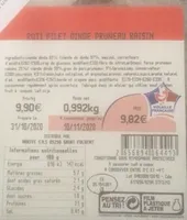 Rôti filet dinde pruneaux raisins