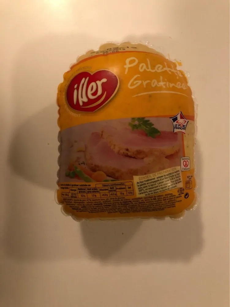 Palette gratinée