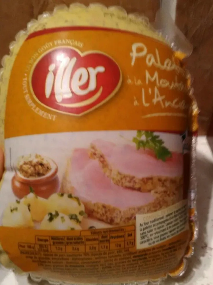 Palette à la moutarde à l'ancienne