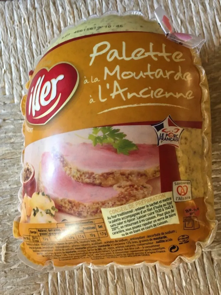 Palette à la moutarde à l'ancienne