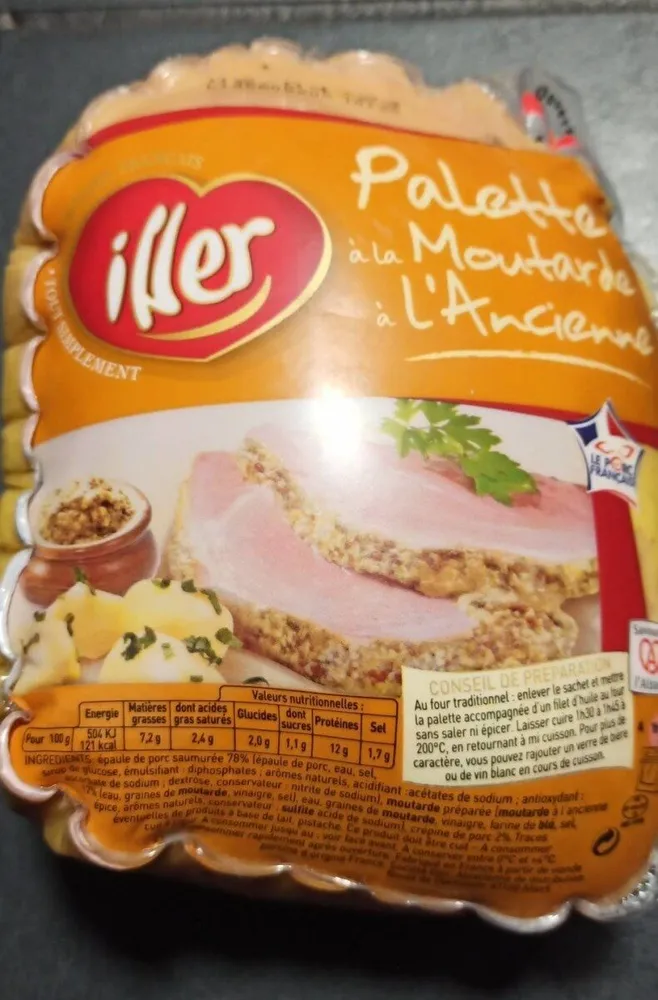 Palette à la moutarde à l'ancienne