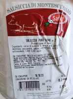 Salsiccia di puro suino