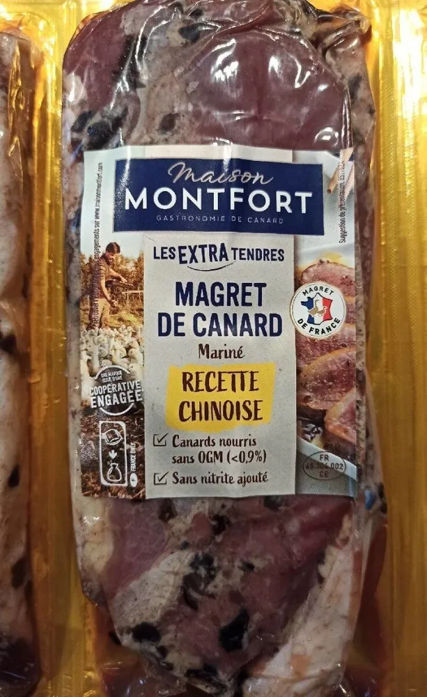 Magret de canard mariné