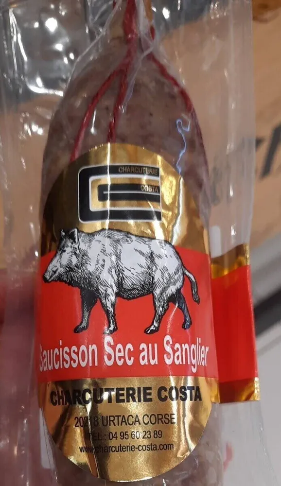 Saucisson sec au sanglier