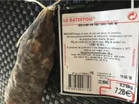 Saucisson pur porc corse fumé