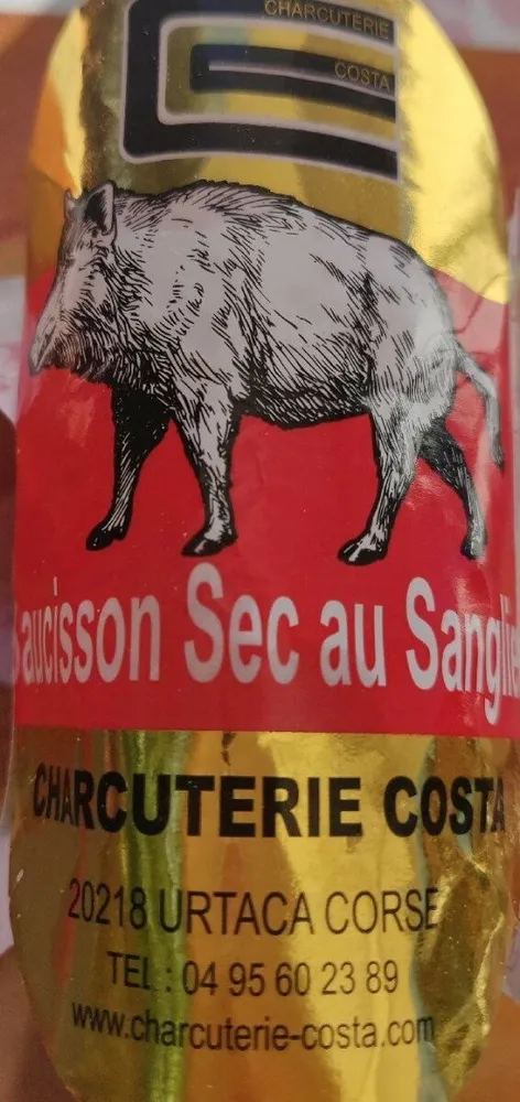 Saucisson sec au sanglier