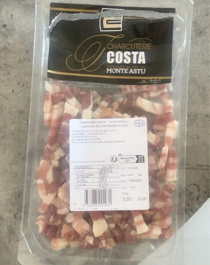 Lardons issu de panzetta