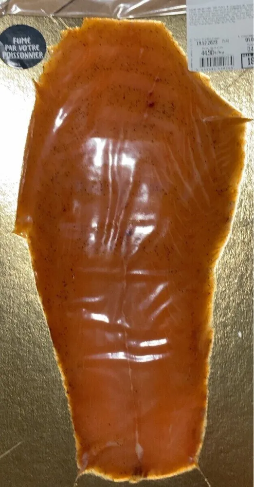 Tranche de saumon fumé