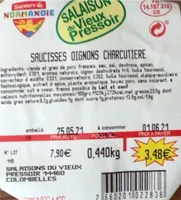 Saucisses oignons charcutiere