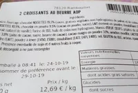 Croissants au beurre AOP