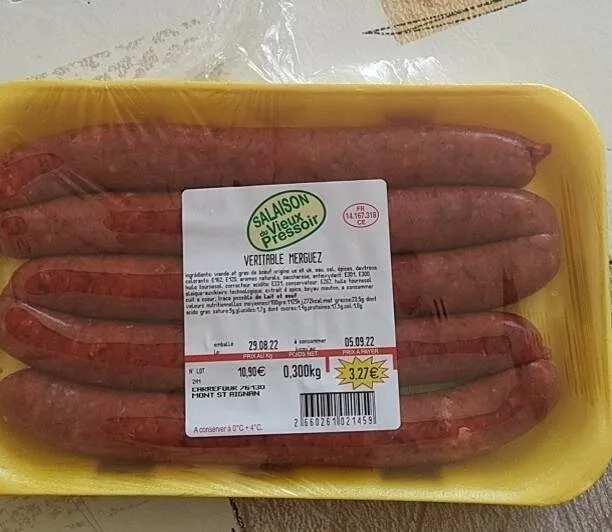 Véritable merguez