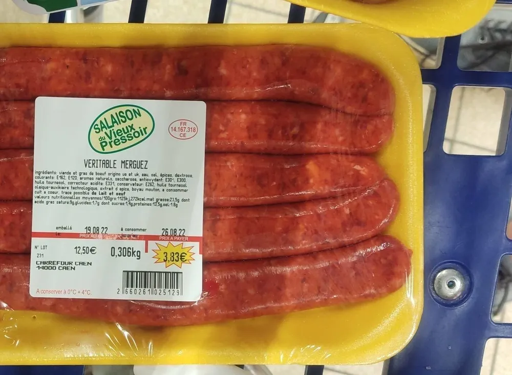 Véritable merguez