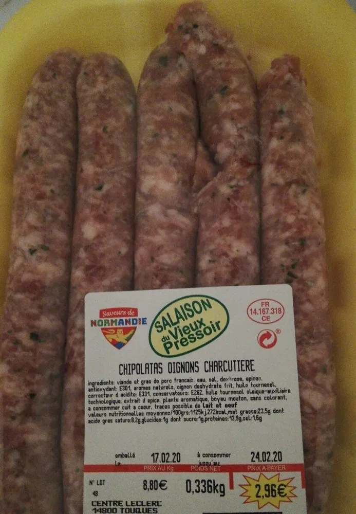 Chipolatas oignons