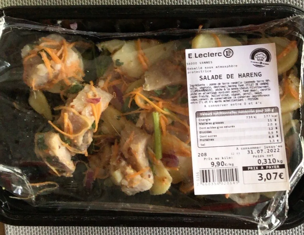 Salade de hareng