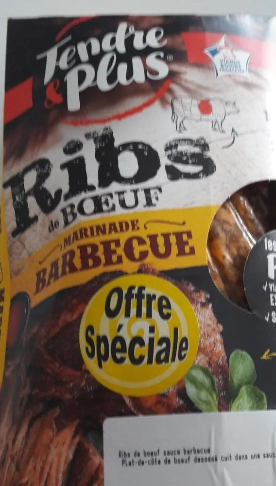 Ribs de boeuf marinade babecue