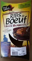 ribs de boeuf cuit dans sa sauce barbecue
