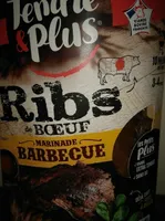 Ribs de bœuf marinade barbecue