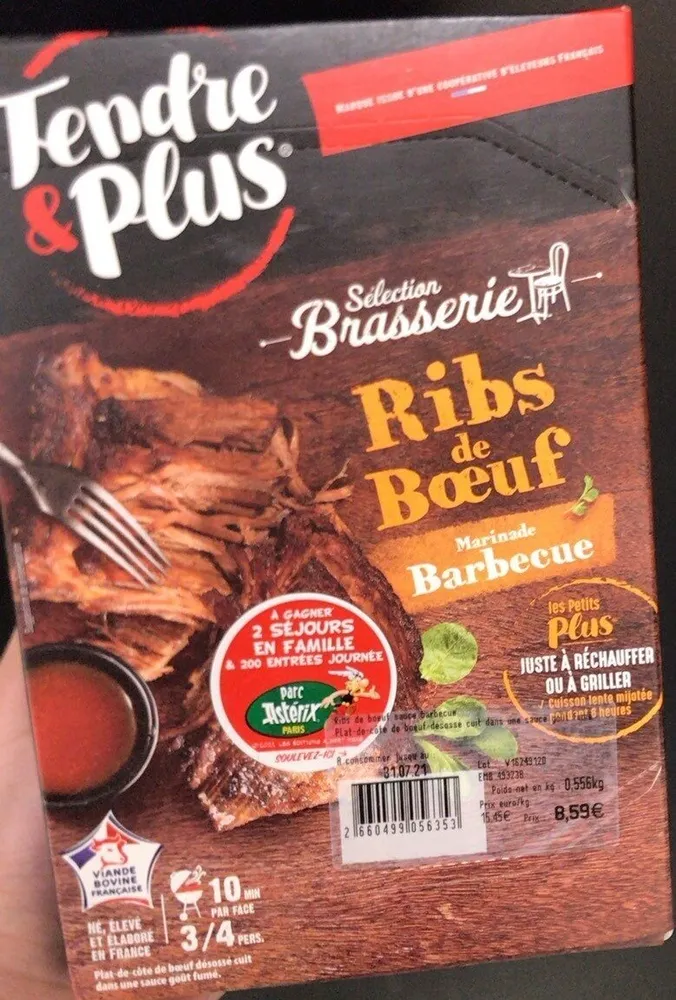 Ribs de Boeuf Marinade Barbecue