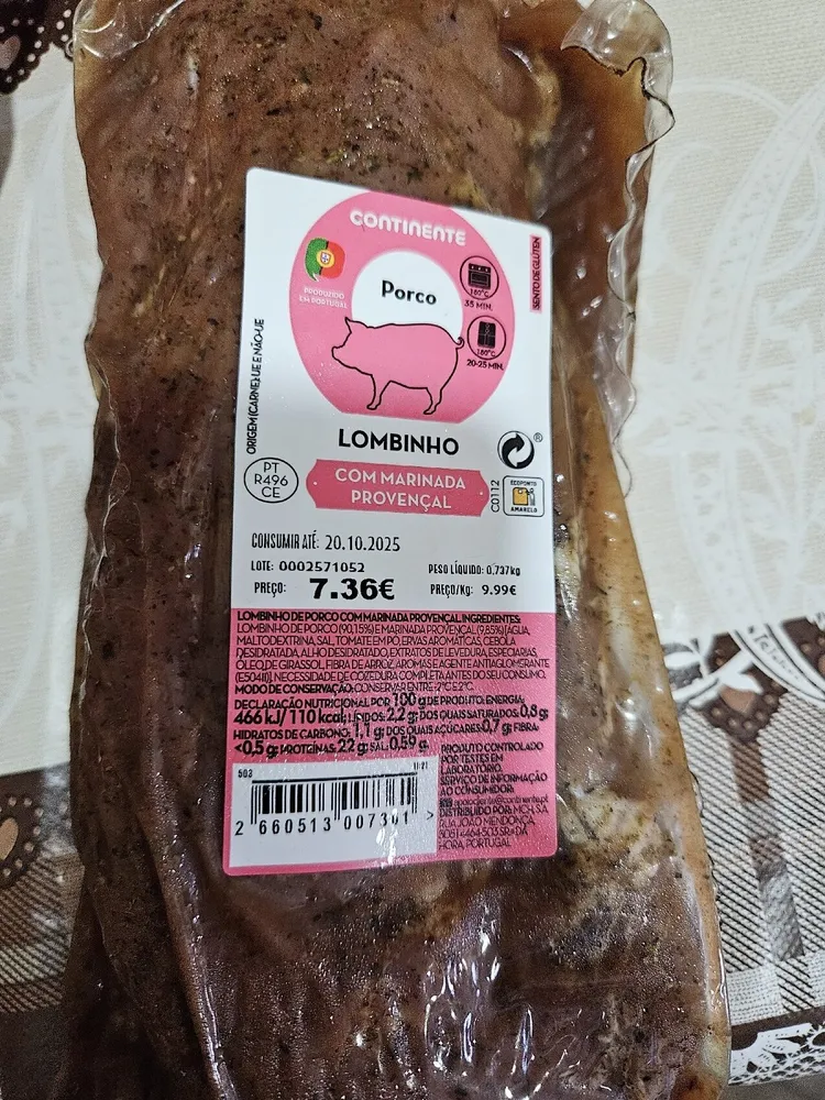 Lombo De Porco Com Marinada Provençal