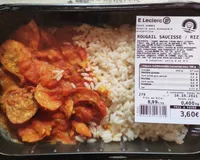 Rougail saucisse riz