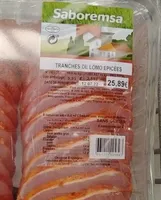 Tranches de lomo épicées