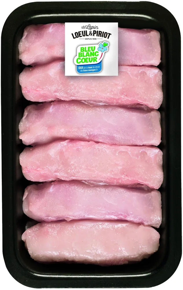 12 Filets de lapin Bleu-Blanc-Cœur