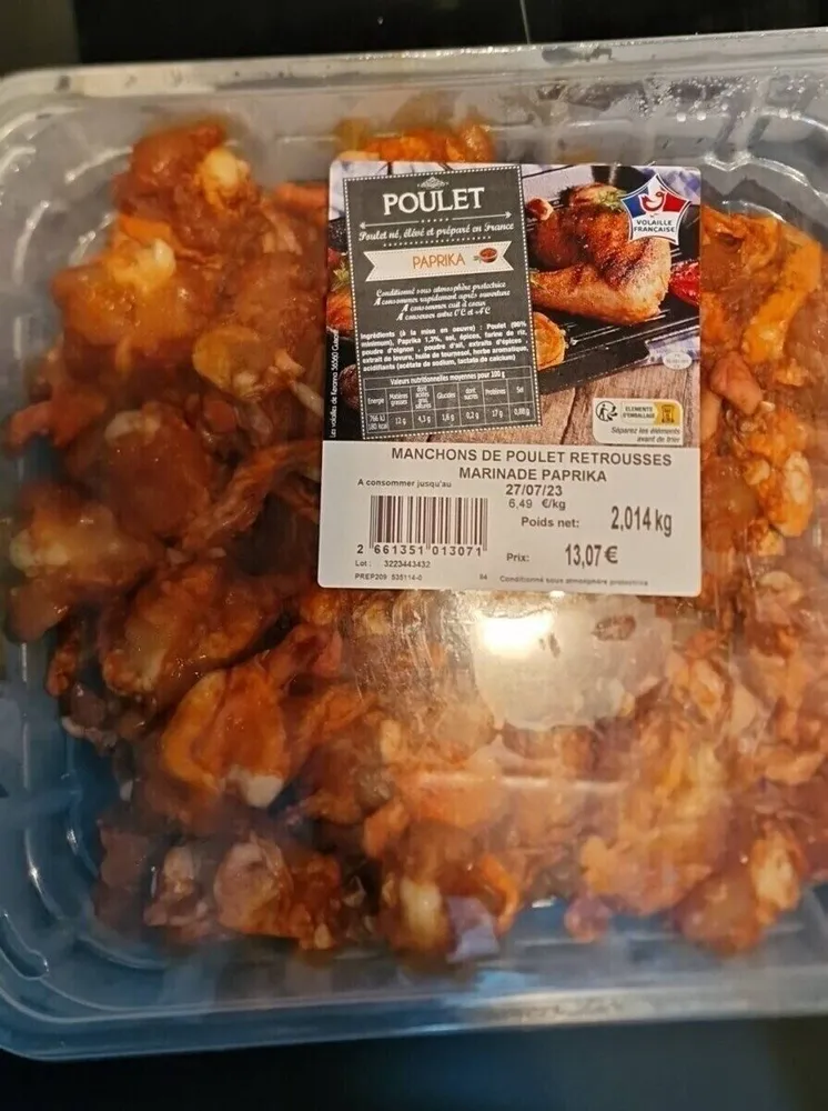 Manchons de Poulet paprika