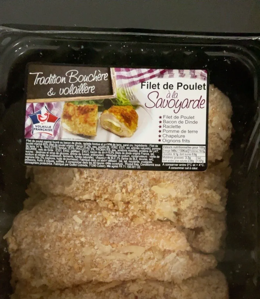 Filet de poulet à la savoyarde