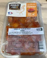 Émincés de poulet paprika