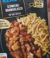 SCHWEINE-RAHMGULASCH MIT SPATZLE