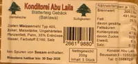 Blätterteig Gebäck (Baklawa)